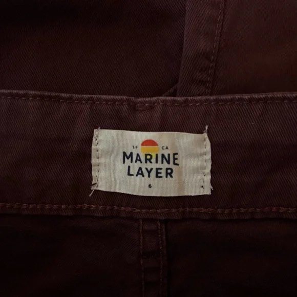 Marine Layer Brown Boot Cut Pants - Picture 6 of 7